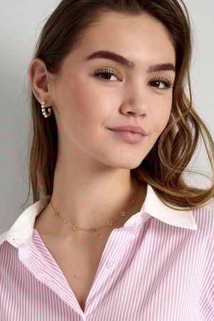 Classic four-leaf clover charm necklace h5 Picture2